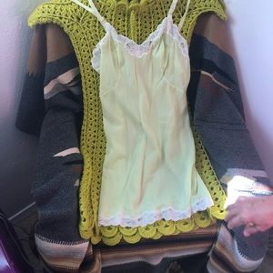 Vintage summer knitted dress.